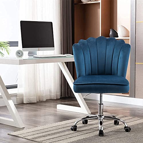 Sedia da scrivania/trucco, in velluto rosa, con