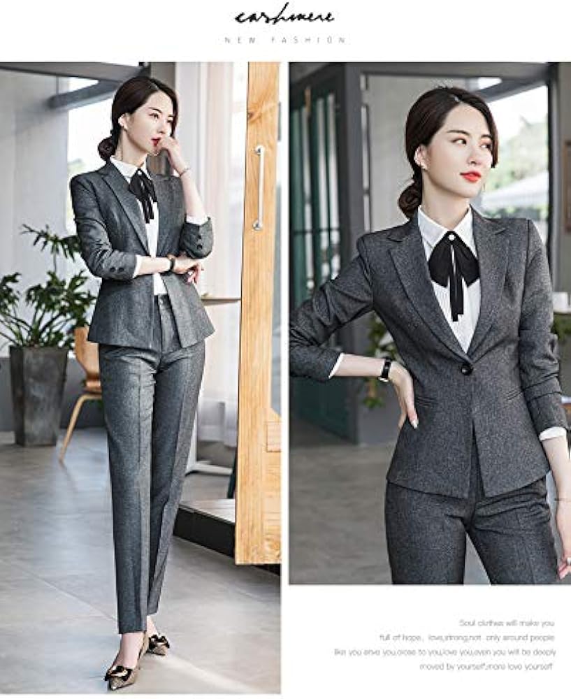 Amazon | パンツスーツ 2点セット ァッションスーツ レディーススーツ