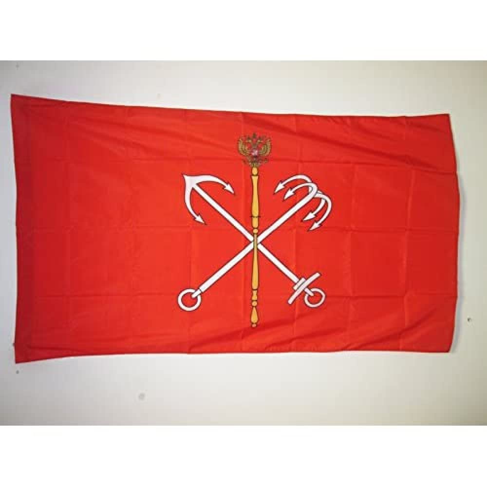AZ FLAG Flagge Sankt Petersburg 150x90cm - Leningrad Fahne Polyester 100D