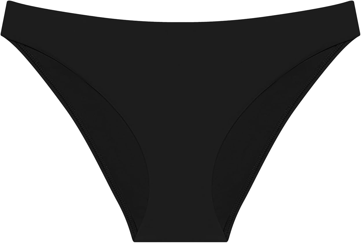 Steve Madden Women's Basic Full Coverage Hipster Swim Bottom