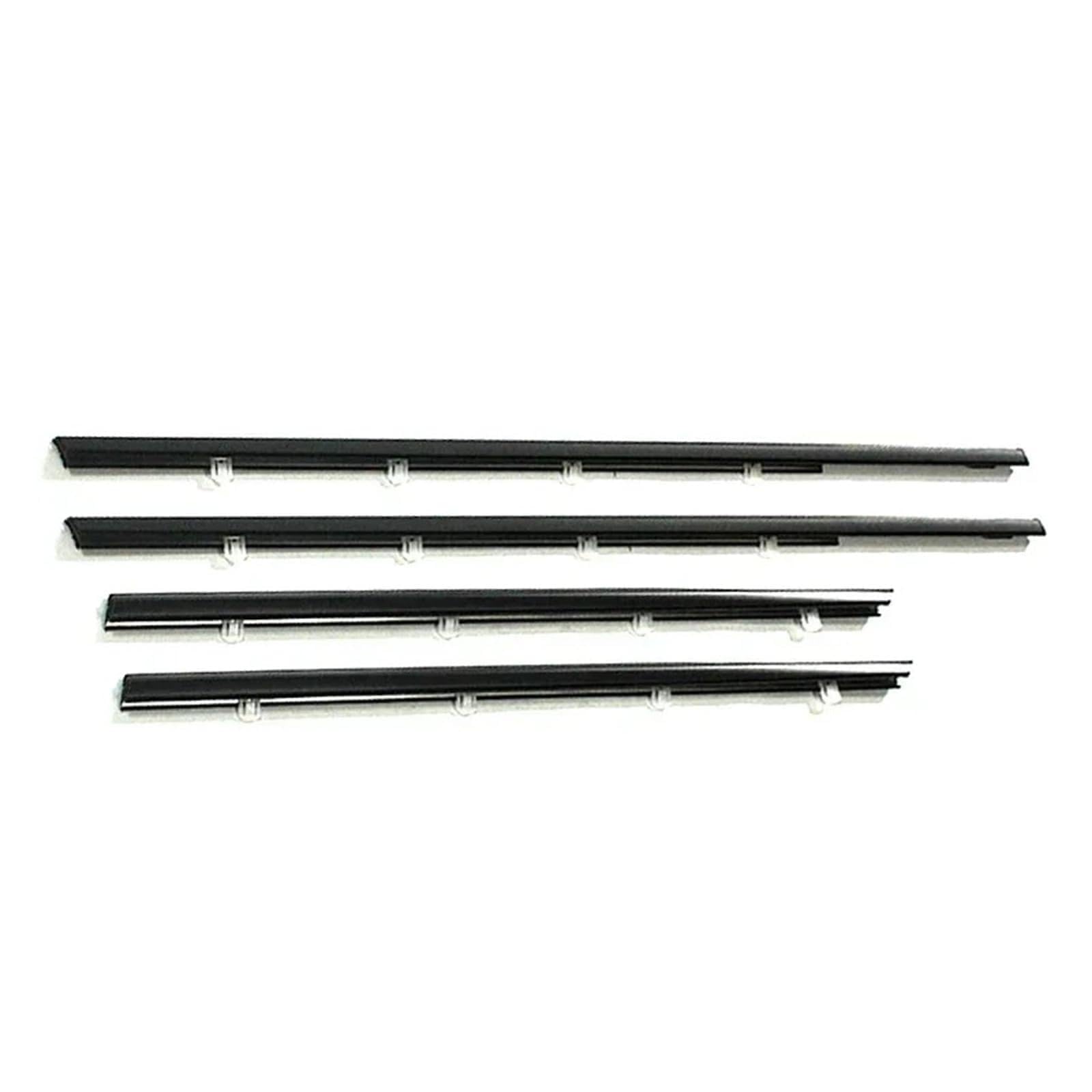 Uussup 2012-2015 Rubber Seal Weather Stripping 4Pcs/Set Windows Glasses Seals Decoration Weatherstrip Rubber Trim Sealing Strips For Civic 2012-2019 Car Accessories