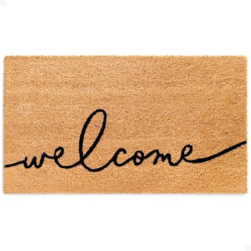 THEODORE MAGNUS Door Mat – Coir Doormat for Outdoor Entrance,