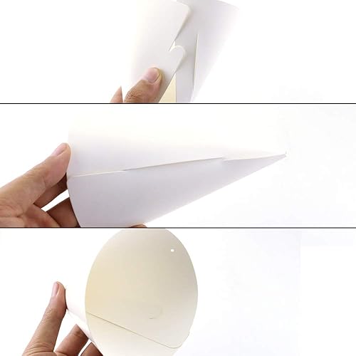 Miniatura 3 de 40 sombreros de fiesta de papel blanco para cumpleaños de niños, manualidades decorativas de cono a granel para adultos, arte DIY, suministros de