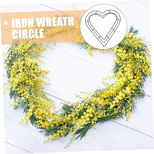 Aro en Forma de Corazón con marco de alambre resistente para centros de mesa estables 5