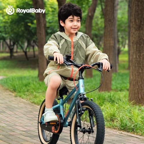 Image of RoyalBaby EZ-Pro Kids Bike, Lightweight Aluminum 2-in-1 Balance to Pedal Bike with One-Key Switch, 14 16 18 20 Inch for Age 3-10 Years