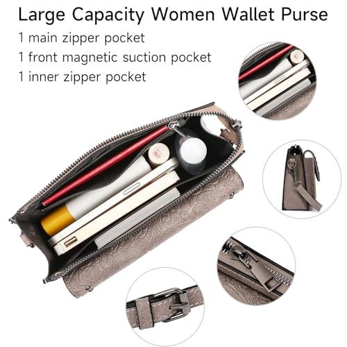 FALAN MULE Small Crossbody Bags for Women Vegan Leather Cell Phone Purse with Adjustable Strap4