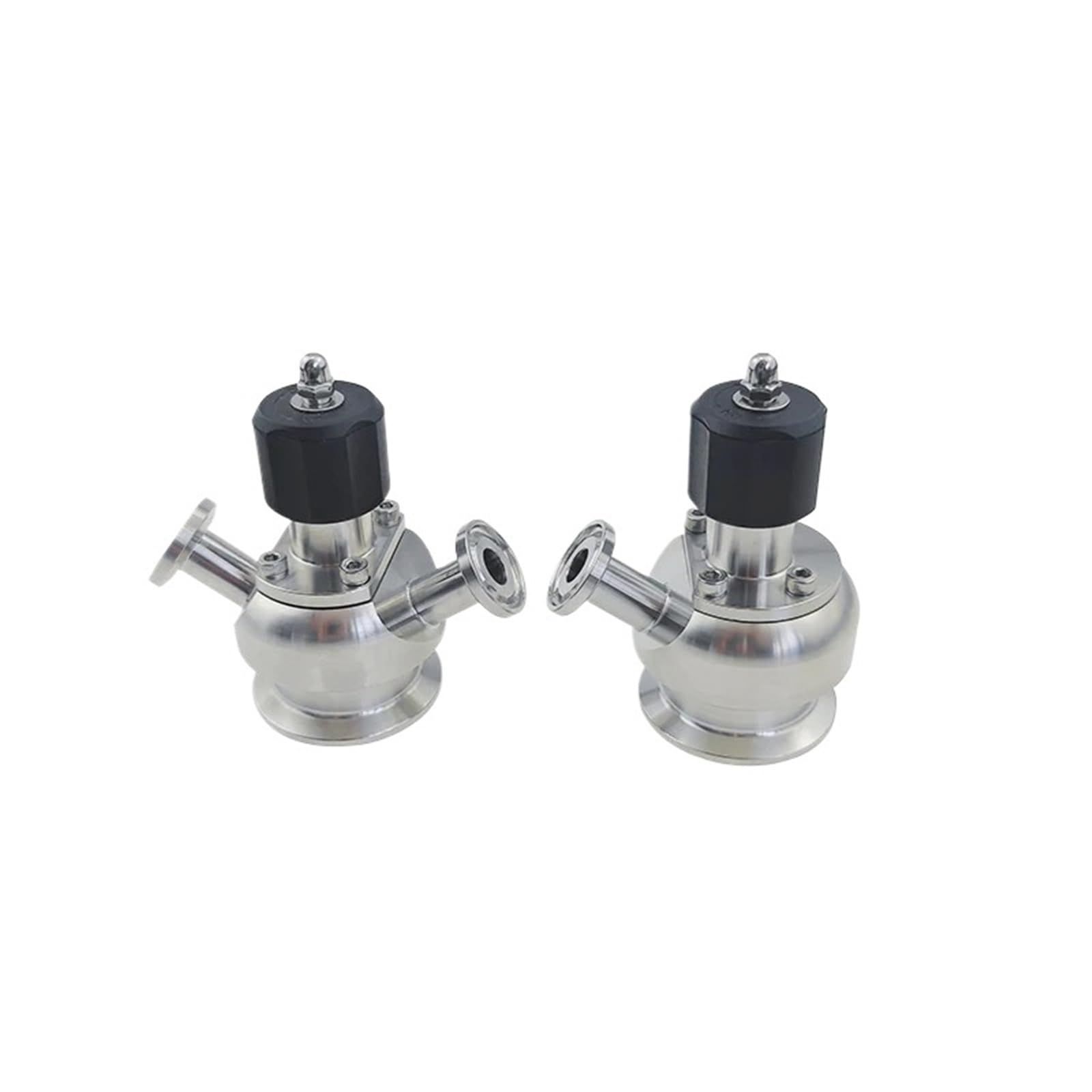 MXXDMOPD 1pcs 1.5”Tri Clamp to 3/4”Tri Sampling Valve Steel SS316L TC50.5 25.2mm Sample