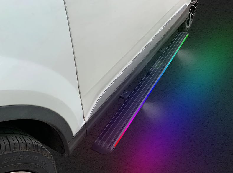 Estribos laterales para Ford Explorer 2020-2026 con LED miniatura 6