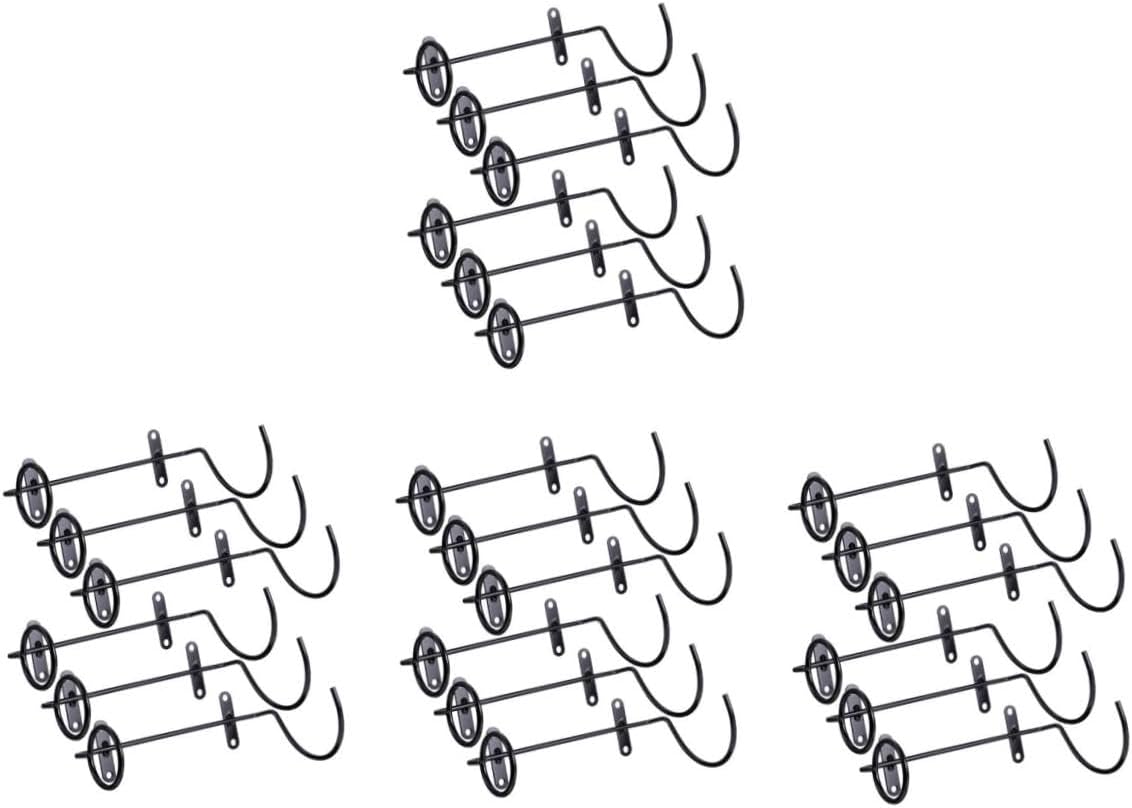 24pcs Wall Mounted Iron Wine Racks Elegant Display Holders for Red Wine Bottles Simple Assembly Storage for Home Bar and Kitchen Decor