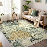 5'x7' Abstract Ink Painting Modern Non Slip Washable Rugs only .99: eDeal Info