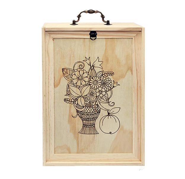 TORIBIO Wooden Essential Oil Storage Box Organizer