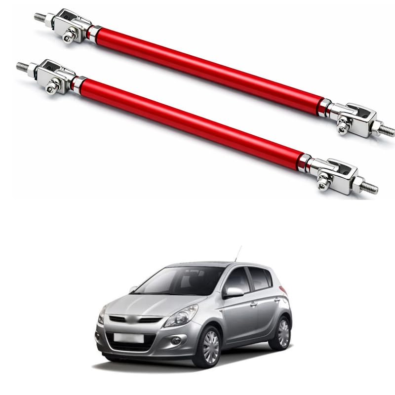 Universal 2PCS Front Bumper Lip Splitter Strut Rod 8''-11'' Adjustable Splitter Diffuser Strut Rods Tie Bars Compatible with Most Car Vehicles Comfortable with i-20 Eli-te-image-4