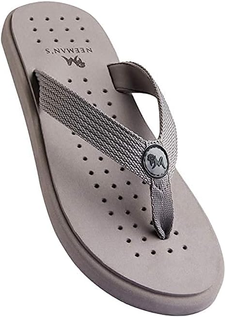 Neeman's Eco Flip Flops for Men | Comfortable Outdoor Indoor Fashionable Slippers for Boys | Rubber Flat Slip On Flexible | Everday Comfort | Lightweight Soft Chappal