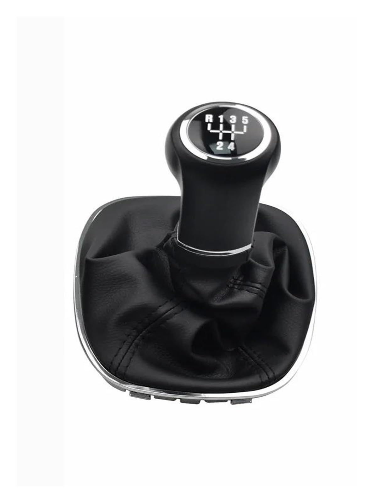 ZNCOJL Car Gear Stick Knob for Opel for Corsa D 2006-2014 5/6 Speed Car Gear Shift Knob Gaitor Boot No Modification Required(for 5 Speed)