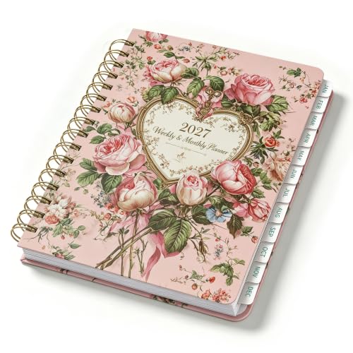 2027 Weekly Planner in Gold Marble