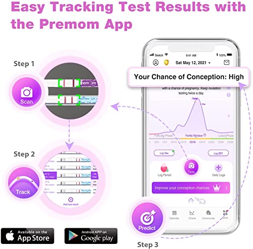 Easy@Home EZ-WS5020 50 Ovulation Test Strips And 20 Pregnancy Test Strips Combo Kit thumb #3