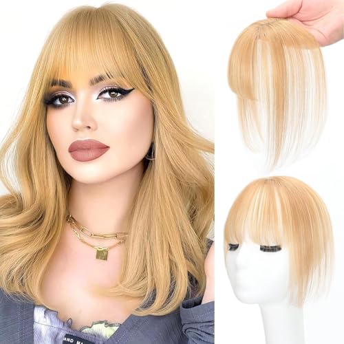 Dybeautyhair Clip-in Fransen Echthaar Pony Dunkelbraun