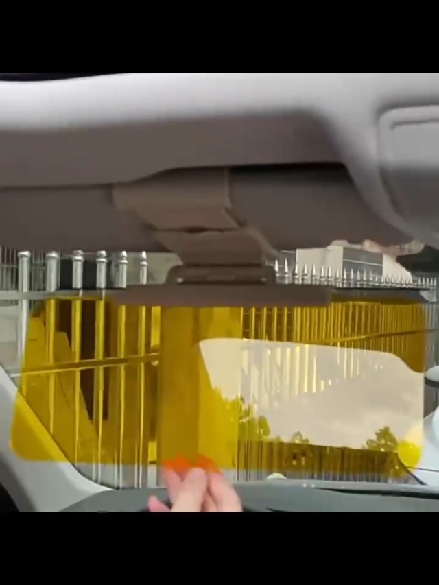 Extension Pare-soleil Voiture LEKEFETO - Protection Anti-éblouissement Et UV - Réglable, Double Miroir - 32 X 14 Cm