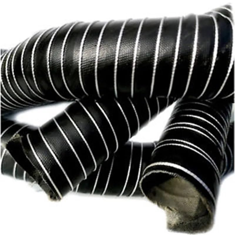 Aspirazione aria fredda Tubo di aspirazione aria per cappa per auto per ventilazione filtro flessibile 76/70/63/60/57/51/45mm Kit aspirazione aria fredda(60mm)
