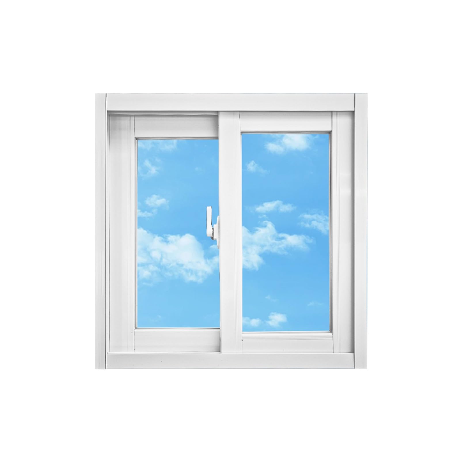 Ventana corrediza de aluminio para sótano y baño, 90 x 100 cm, diseño de travesaño de ventilación transparente, montaje empotrado, ventana horizontal pequeña, duradera y elegante solución de mejora
