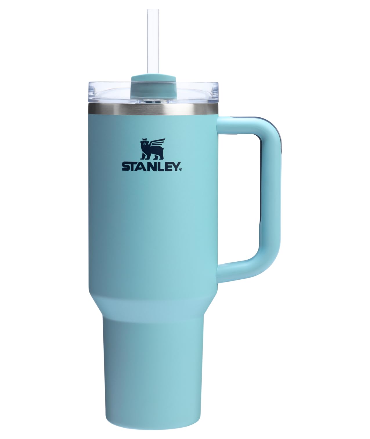 STANLEY Quencher H2.0 Tumbler with Handle and Straw 40 oz | Flowstate 3-Position Lid | Cup Holder Compatible for Travel | Insulated Stainless Steel Cup | BPA-Free | Agave 40 Ounces Summer Agave