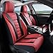 Coverado Car Seat Covers Full Set, Seat Covers for Cars, Front Seat Covers and Back Seat Cover Waterproof Leather Automotive Seat Cover, Universal Car Interior Protectors Cushion for Most Cars