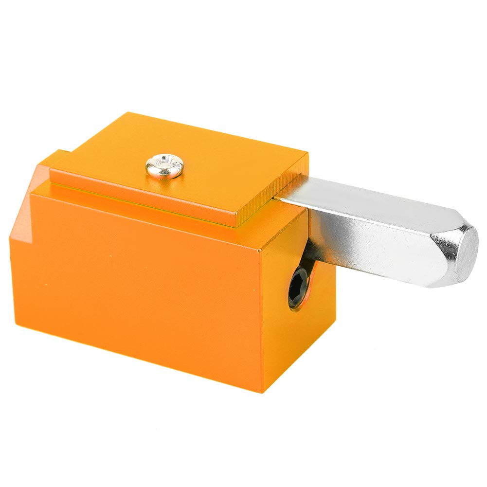 DIY Corner Chisel, Wood Chisel, Right Angle Cutting, Right Angle High Accuracy Corner Chisel Tool for Door Lock Recessed Hinged Mortises Woodworking Tool (Gold)