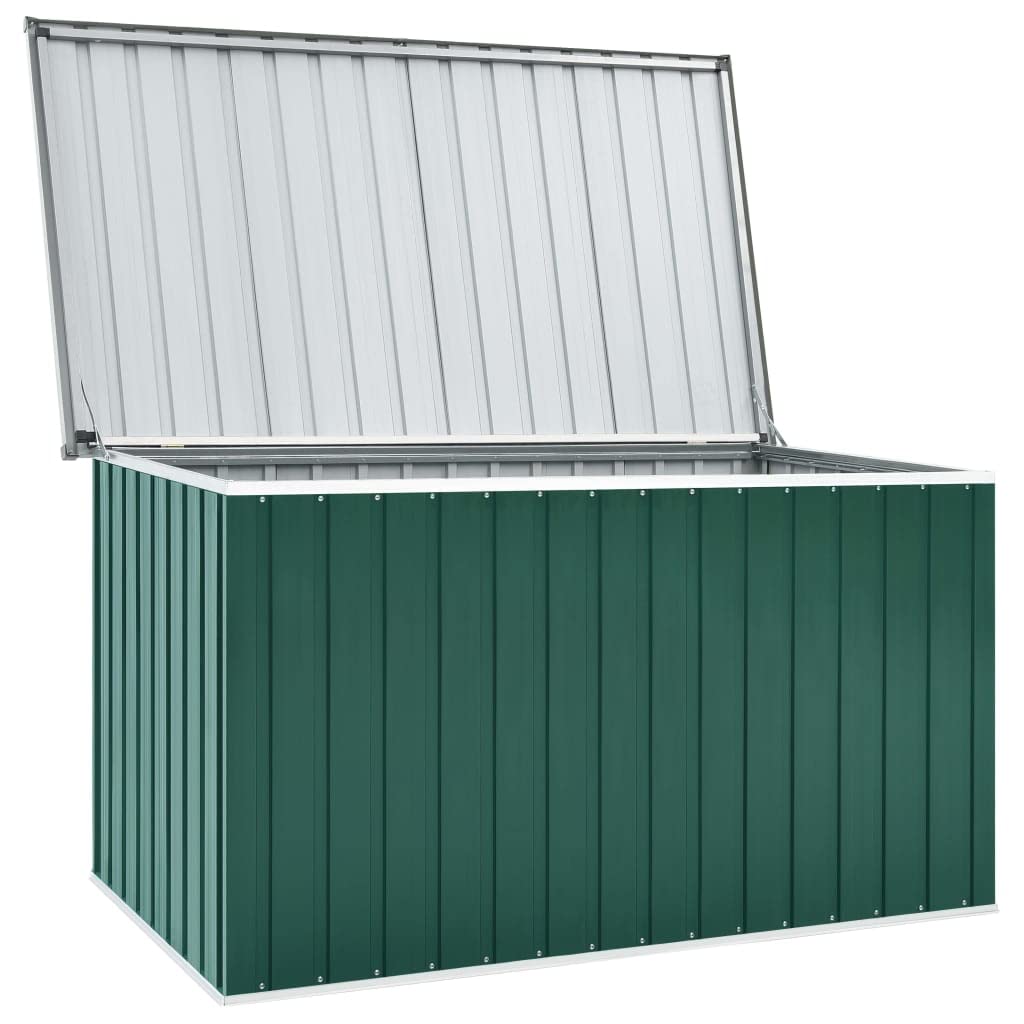 Baule Da Giardino, Armadio Da Giardino Esterno,Armadio Da Giardino Basso Adatto Per Giardino, Garage, Esterno, Balcone, Bordo Piscinaverde 171x99x93 Cm