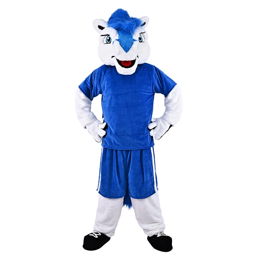 Blue Horse Macaw Mascot Costume Fancy Dress Cosplay Clothes