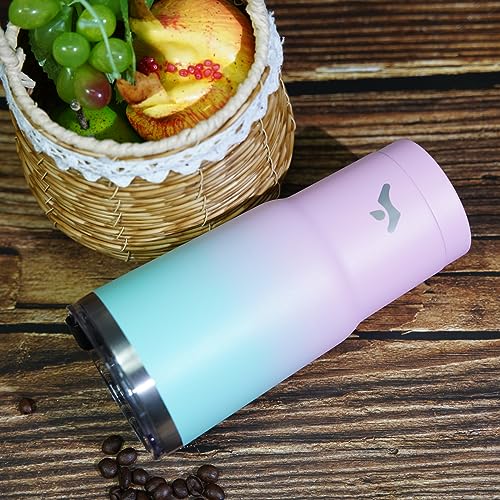 Image of Konokyo 20 oz Tumbler with Handle and Straw, Insulated Travel Mug