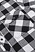 Hooded Flannel Jacket Men Full Zip Up Quilted Lined Flannel Shirt Buffalo Plaid Jackets for Men Black and White L