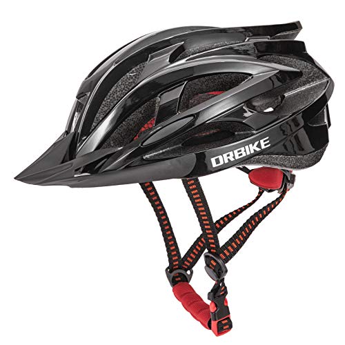 Hiland Unisex Mountain Bike Helmets For Adult With 23 Vents,Adjustable Dial, Removable Visor And Pad With Insect-Proof Intranet,Lightweight Bicycle Helmet For Men Women #TOP20