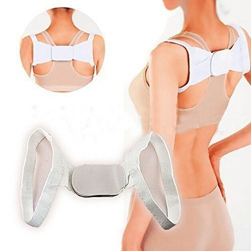 ArMordy(TM) Back Brace Posture corrector de postura Belt Adjustable Correct Posture Correction Back Support Body Positioning Cool