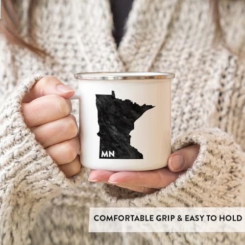 Taza de Acero Inoxidable Andaz Press 11 Oz Blanca miniatura 6