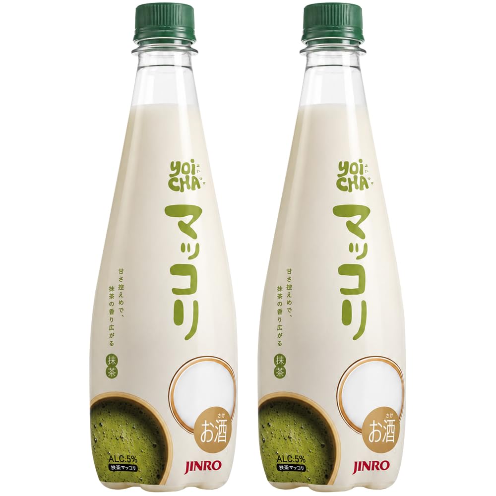 Amazon.co.jp: JINRO YOICHA マッコリ 抹茶 650ml 2本セット / 眞露