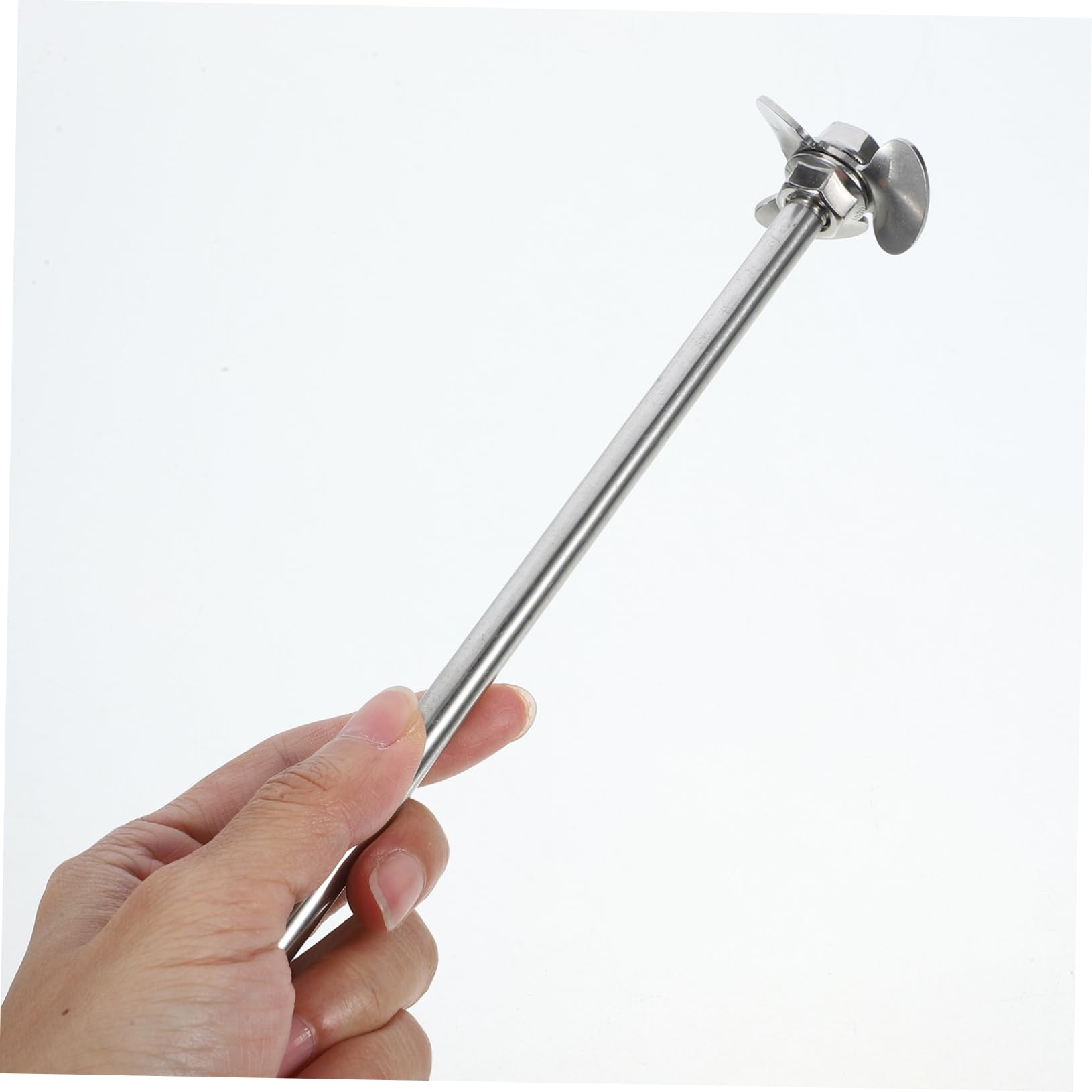 KICHOUSE 8x200mm Stainless Steel Mixing Paddle Stir Rod Chemistry Experimental Stirrer