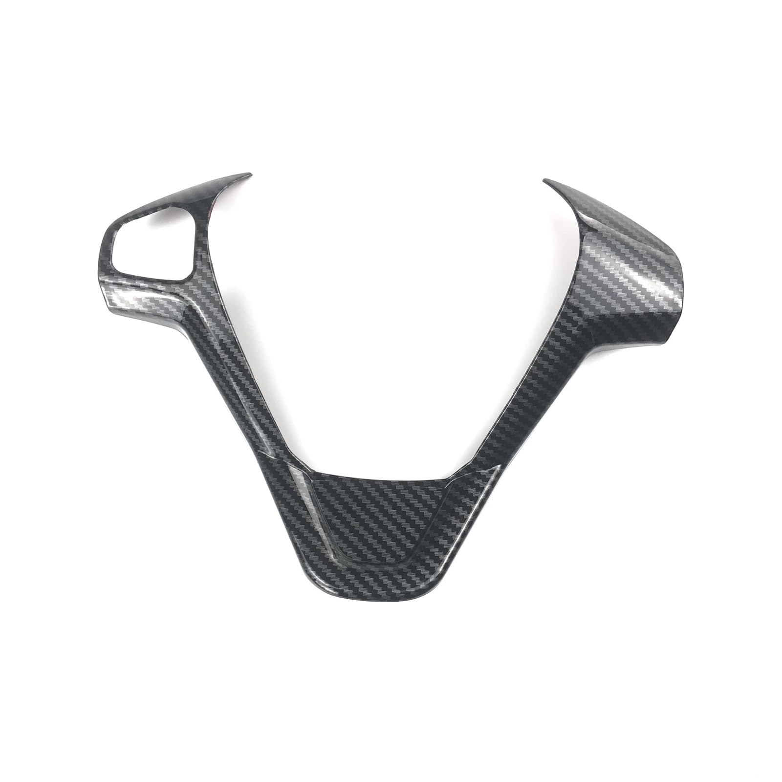 Vuzmode Car Accessories Steering Wheel Cover Trim Decorative Refit Sticker, For Ford, For Fiesta MK7, For Ecosport, For Figo, For B-MAX, For KA+ steering wheel decorative sticker(B Type Carbon Fiber)
