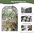 Heavy Duty Garden Arch Trellis, Wide Outdoor Metal Arbor Trellis Arch for Climbing Plants, Sturdy Garden Arbors for Wedding, Ceremony, Party, Lawn Décor
