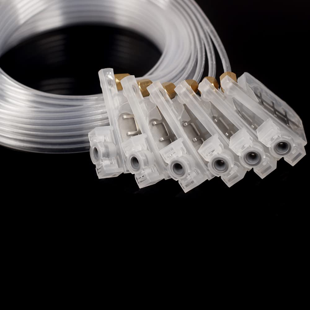 DTF Tube d'encre d'imprimante 150cm A3 A4 L805 L801 L1800 R1390 DTG 6 Lignes Pipeline Transparente
