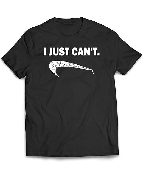 Bar Buddyz I Just Can't Novelty Graphic T-Shirt for Men