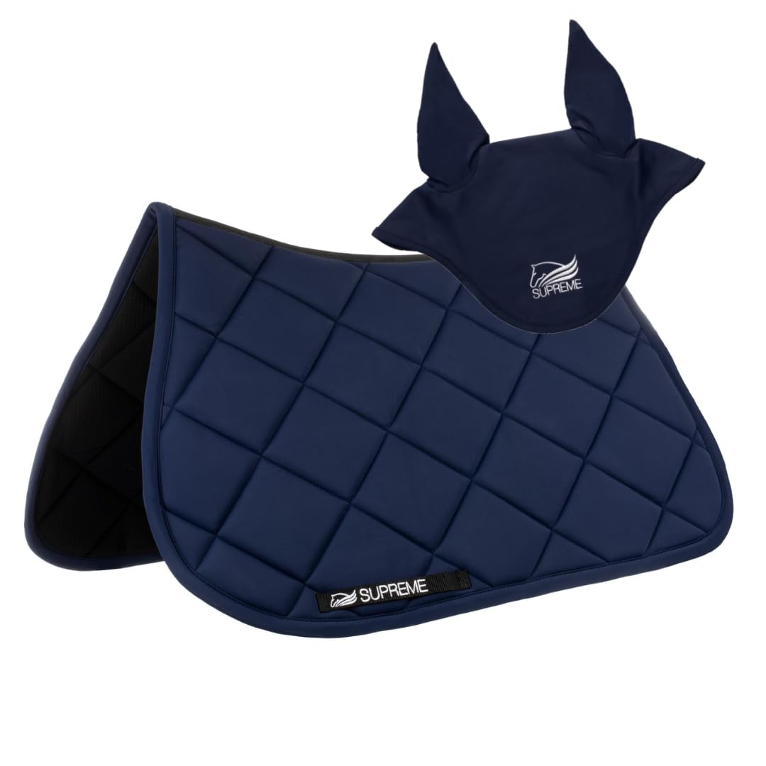 Equivalence Kit Sottosella da Salto con Cuffietta, Tessuto Tecnico, Blu Navy