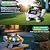 Linkax Solar Garden Decor for Outside Yard Decoration Outdoor Home Patio, House Warming Gifts New Home, Birthday Gifts for Women Mom Grandma, Turtle Statues with Succulent and 7 LED Lights