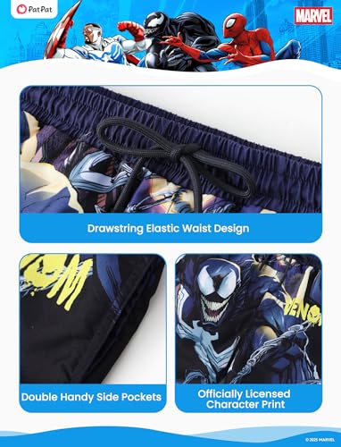Image of Disney Stitch Spiderman Cars Winnie Toy Story Boy Swim Trunks UPF 50+Swim Shorts Compression Liner & Quick-Dry &Pockets 2-13Y