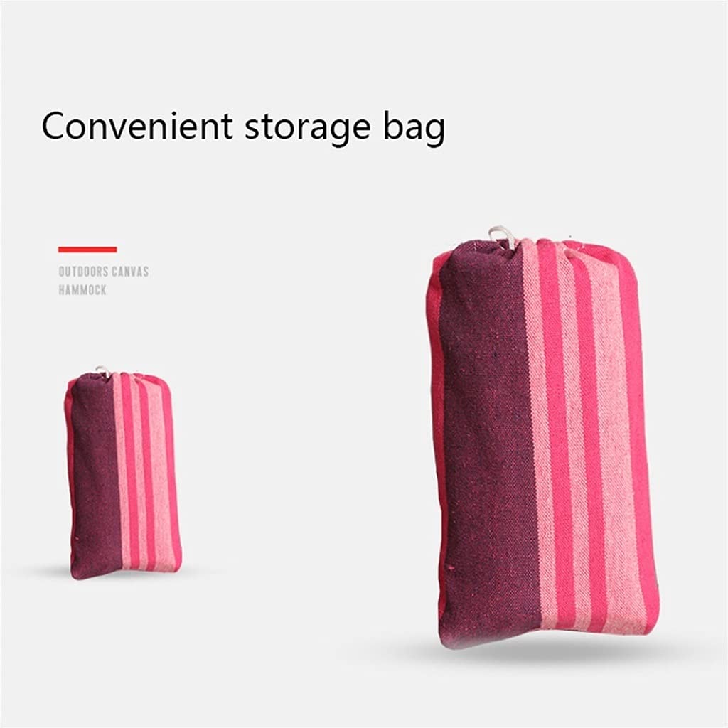 SUNGOOYUE Set Di Amache Da Campeggio Portatile Con Corda - Amaca In Nylon Per Esterno E Interno, Grigio E Arancione - copertina
