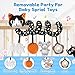 Car Seat Toys for Babies 0-6 Months,Hanging Rattle Toys for Crib Mobile, Baby Spiral Hanging Stroller Black and White High Contrast Toys for Newborn 0 3 6 9 12 Months Baby Boys Girls (Cat)
