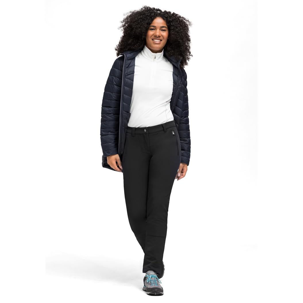 Maier Sports Helga Slim, Warme Damen Wanderhose, Wasserabweisende Outdoorhose für Trekking & Hiking, Enganliegender Schnitt, PFC-frei, mSTRETCH pro 2 & Dryprotec-Technologie