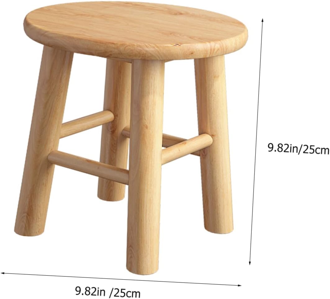 Wooden Step Stool for Toddlers Low Stool for Boys and Girls Bathroom Kitchen