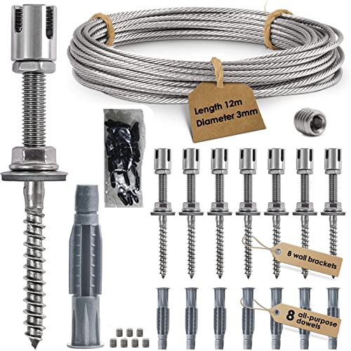 6 Edelstahl Rankhilfen - Wandspalier Für Kletterpflanzen Ohne Draht