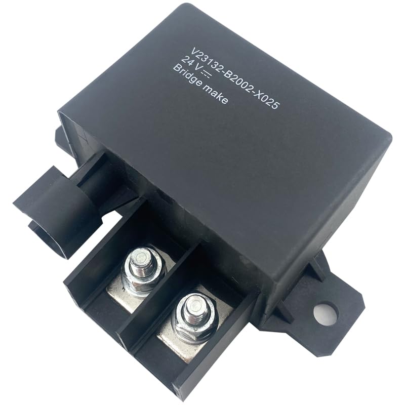 V23132-B2002-X025 24VDC Auto Relay, 1 Form X High Current Relay for Engine Control, Glow Plug & Windshield Heating System (Pack of 1)
