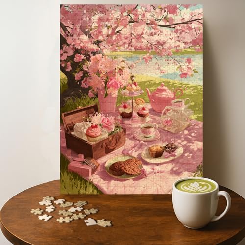 Pique-nique printemps casse-tête 500 pièces 20 x 15 po